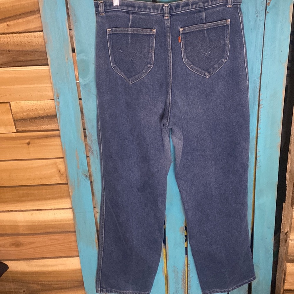 Vintage 70s or 80s Levi’s orange tab jeans size 10 inseam 30 high rise Scovill